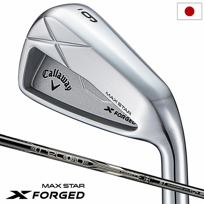 キャロウェイ X FORGED MAX STAR アイアン 5本セット(6-9,PW) メンズ 右用 RECOIL DART 6T for Callaway カーボンシャフト 日本正規品 2025年モデル Callaway ゴルフクラブ