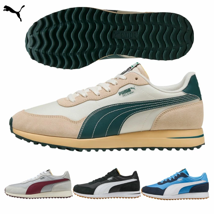 プーマ メンズ ゴルフ プーマ ヘルシンキ スパイクレスシューズ 312158 ゴルフシューズ PUMA 2025年モデル 日本正規品