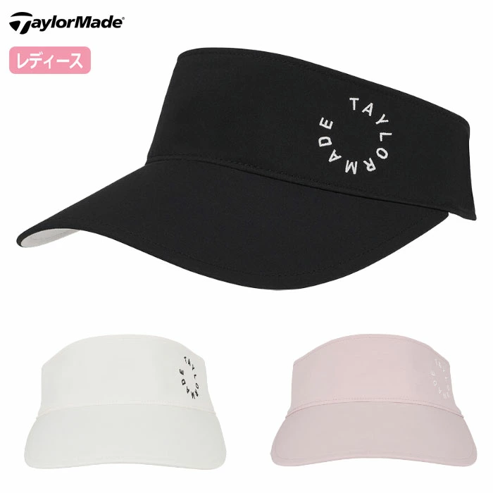 テーラーメイド ウィメンズ W サークルグラフィックバイザー UN942 レディース 帽子 ゴルフキャップ ゴルフ TaylorMade 日本正規品 2025秋冬モデル