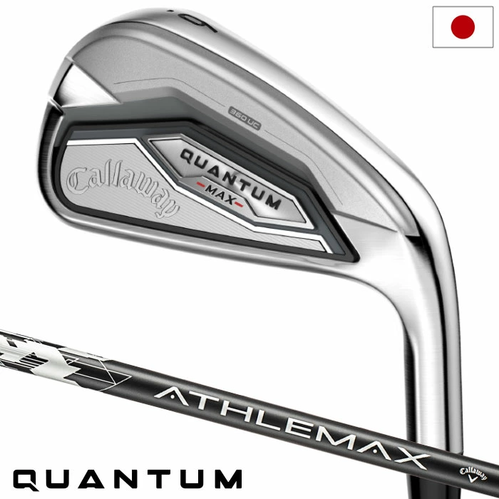 キャロウェイ QUANTUM MAX アイアン 5本セット(6-9,PW) メンズ 右用 ATHLEMAX 60 カーボンシャフト 日本正規品 2026年モデル クアンタム Callaway ゴルフクラブ