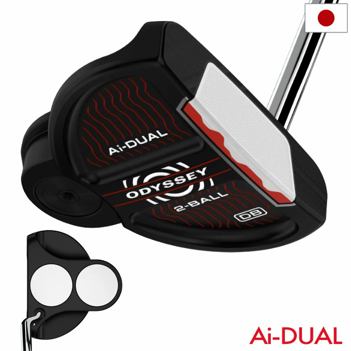 オデッセイ Ai-DUAL 2-BALL パター メンズ 右用 STROKE LAB 90 スチール 2026年モデル ODYSSEY 日本正規品 日本モデル ゴルフクラブ