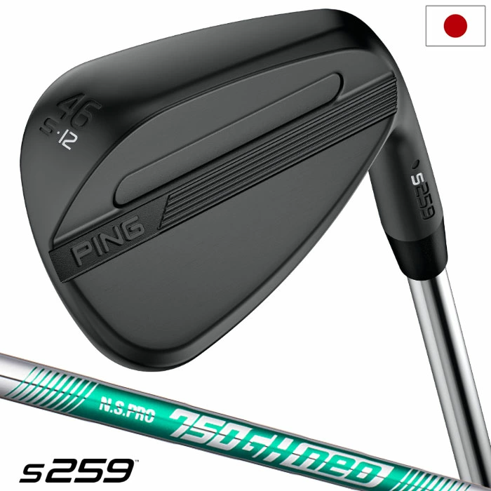 PING ピン s259 MIDNIGHT ウェッジ メンズ 右用 N.S.PRO 950GH neo スチールシャフト 2026年モデル 日本正規品 右利き 右打ち ゴルフクラブ