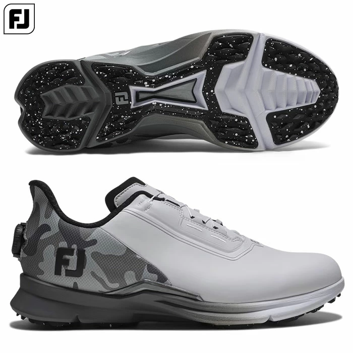 フットジョイ FJ フューエル CAMO BOA ゴルフシューズ スパイクレス 55396 メンズ 靴 FOOTJOY 2026年モデル 日本正規品
