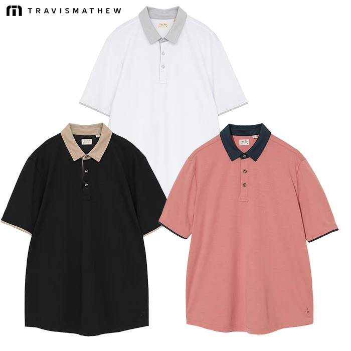 トラヴィスマシュー 半袖クレリックポロ A46160J メンズ ゴルフウェア トップス TravisMathew 2026春夏モデル 日本正規品