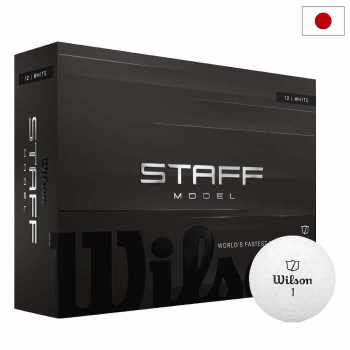 ウイルソンスタッフ Staff Model 4ピース ゴルフボール 1ダース(12個入り) 2026年モデル Wilson 日本正規品