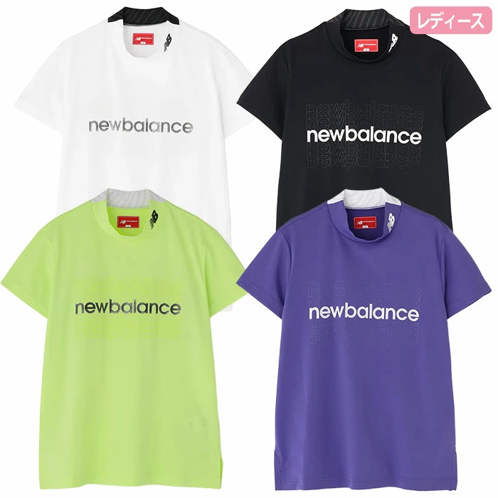 ニューバランス 半袖 モックネック プルオーバー 012-6166501 レディース 長袖 ゴルフウェア newbalance 2026春夏モデル 日本正規品