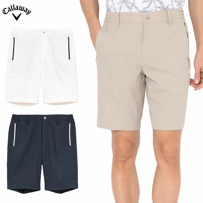 キャロウェイ 8WAYストレッチ麻タッチショートパンツ C26127104 メンズ Callaway ゴルフウェア 2026春夏モデル 日本正規品