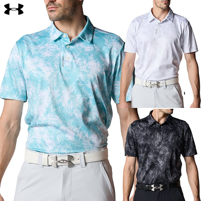 アンダーアーマー UAドライブ クール プロ プリント ポロ 6012527 メンズ ゴルフウェア ゴルフ UNDER ARMOUR 2026春夏モデル 日本正規品