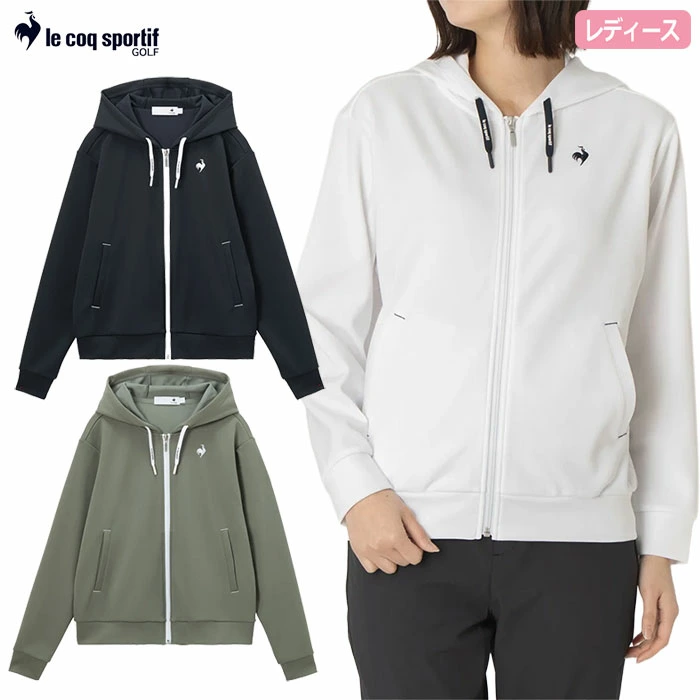 ルコックスポルティフ フーディーフルジップスウェット 長袖 LG6SSW01L レディース ゴルフウェア ゴルフ le coq sportif golf 2026春夏モデル 日本正規品