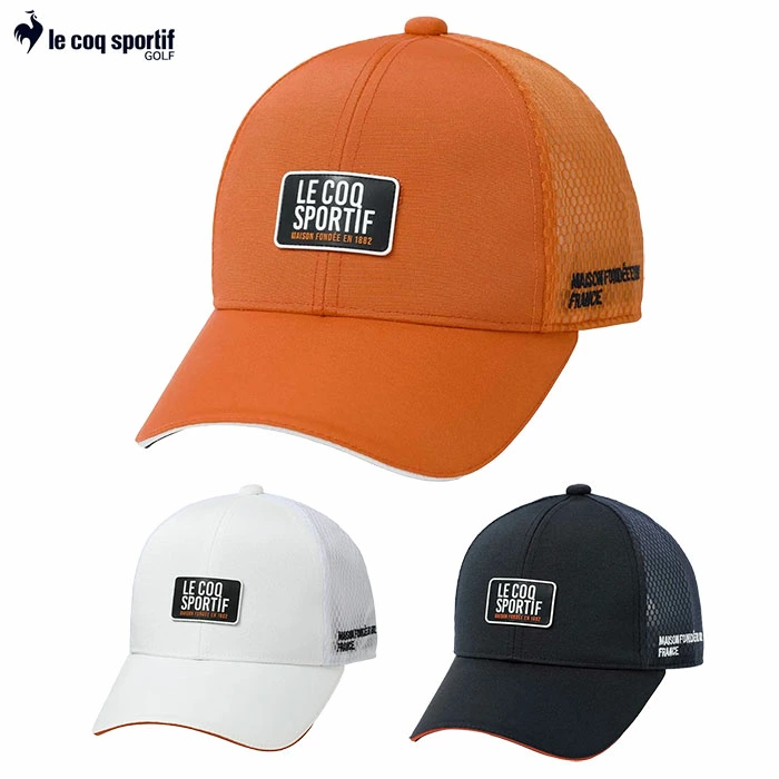 ルコックスポルティフ 被り深め テープロゴキャップ LG6SCP07M メンズ 帽子 ゴルフ le coq sportif golf 2026春夏モデル 日本正規品