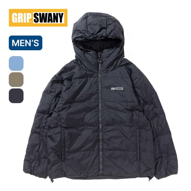 GRIP SWANY グリップスワニー ウォーターリペレントダウンジャケット カーキ XL