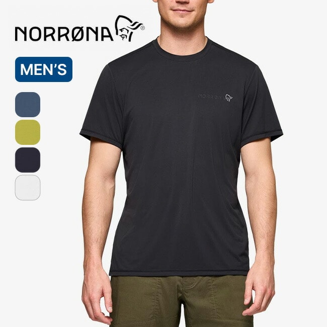 NORRONA ノローナ フェムンド テックTシャツ メンズ ヴィンテージインディゴ S