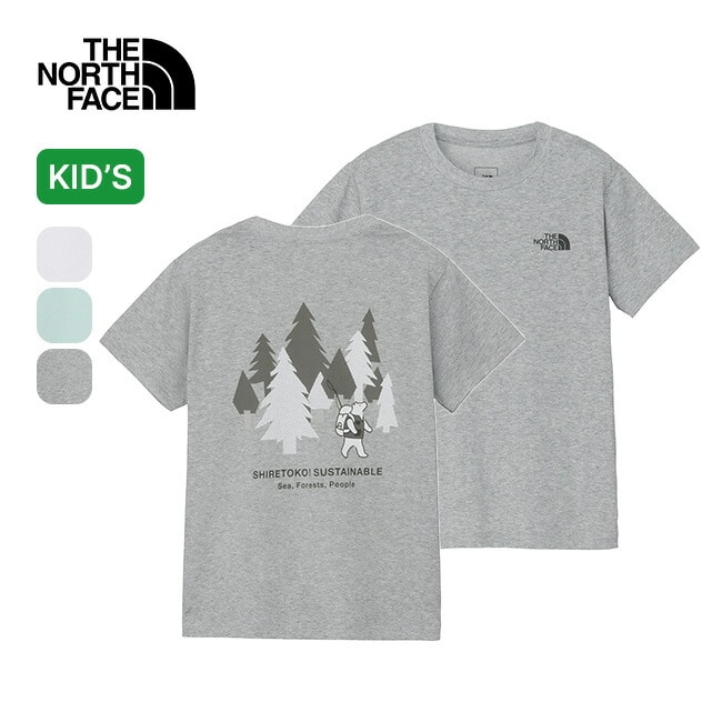 THE NORTH FACE ノースフェイス S/S シレトコトコTee【キッズ】 ホワイト 150cm