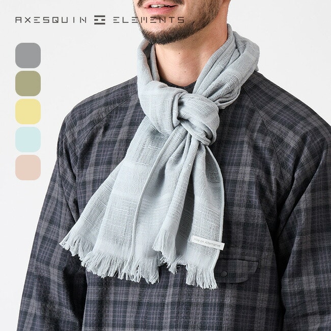 AXESQUIN ELEMENTS アクシーズクインエレメンツ ふんわりコットンのマフラー
