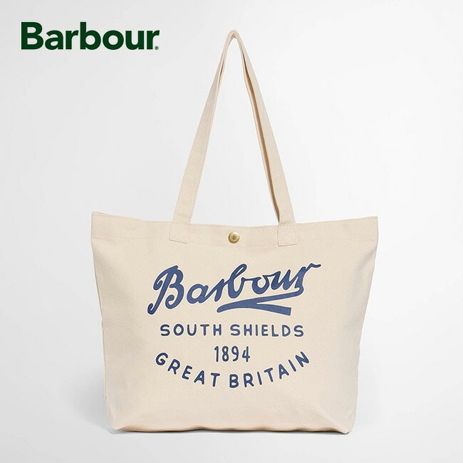 Barbour バブアー スクリプトトートバッグ