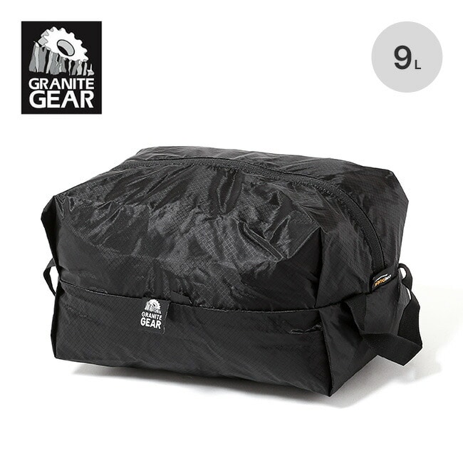GRANITE GEAR グラナイトギア ブラックエアジップサック 9L
