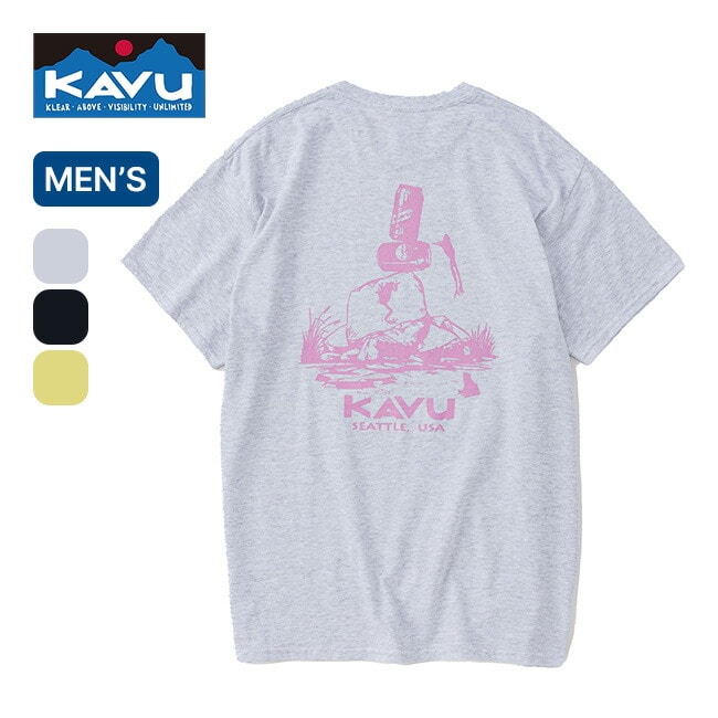KAVU カブー ドリンクフロッグTee