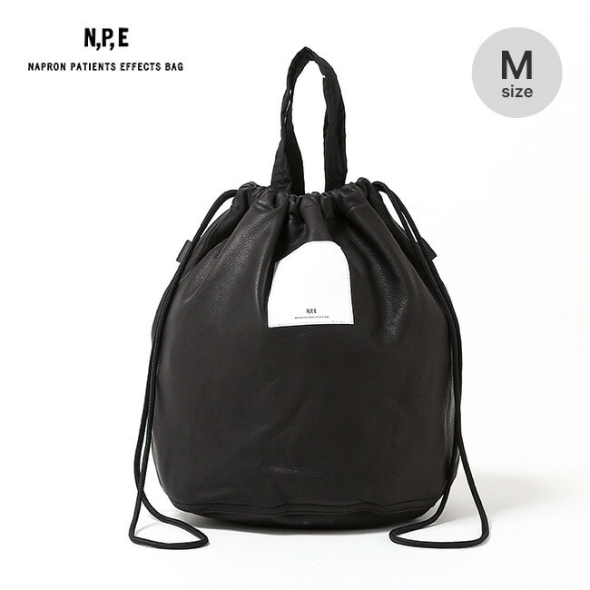 N.P.E NAPRON PATIENTS EFFECTS BAG エヌピーイーナプロンペイシェントエフェクトバッグ カウレザーペイシェントバッグ M
