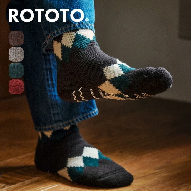 ROTOTO ロトト コンフィルームソックス[ダイヤモンド]