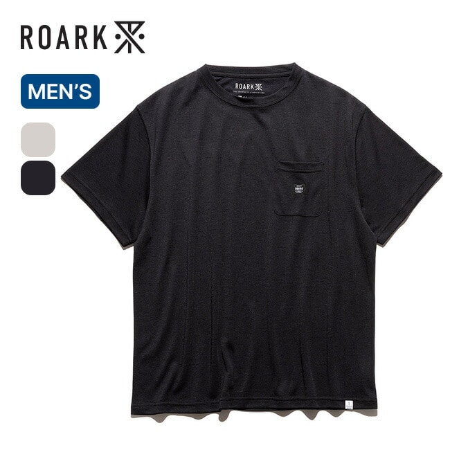 ROARK ロアーク ラベルポケットドライリリースTEE メンズ