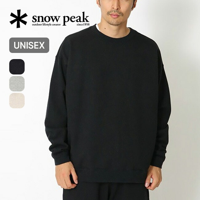 snow peak スノーピーク リサイクルコットンプルオーバー