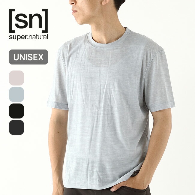 super.natural スーパーナチュラル JP140エブリデイ ショートスリーブTシャツ ユニセックス