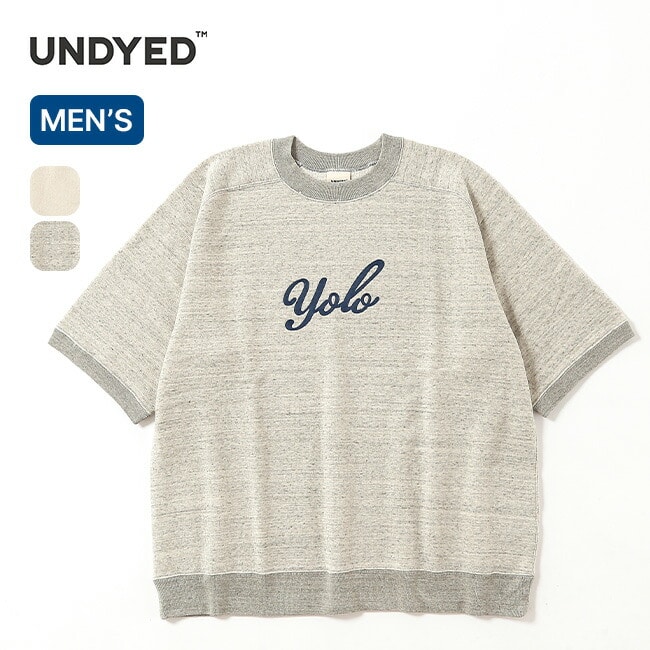 UNDYED アンダイド ウラケS/S  EMBスウェット(YOLO)
