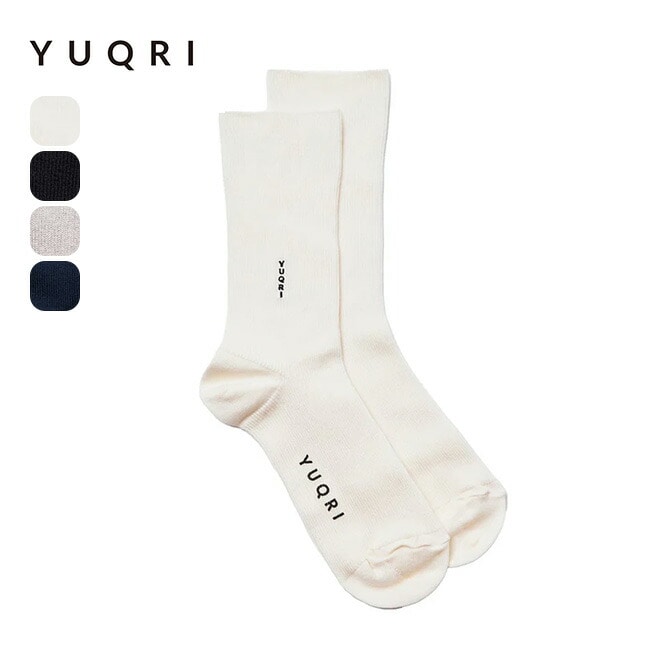 YUQRI ユクリ シルキーリブクルーサイズレス