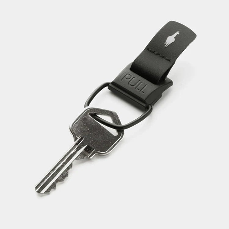 [ALPAKA]HUB KEYCHAIN MALE PART ブラック