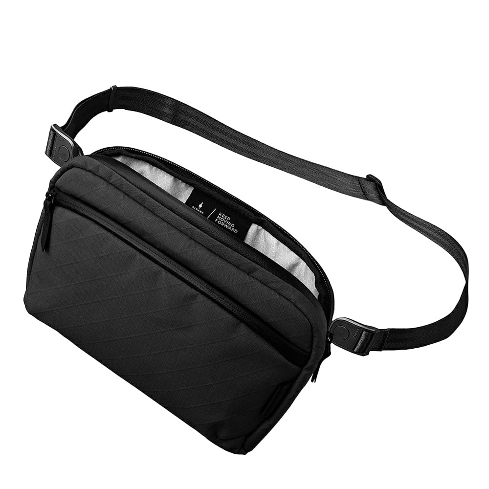 [ALPAKA]FLIGHT SLING 2L AXOGRID　ブラック