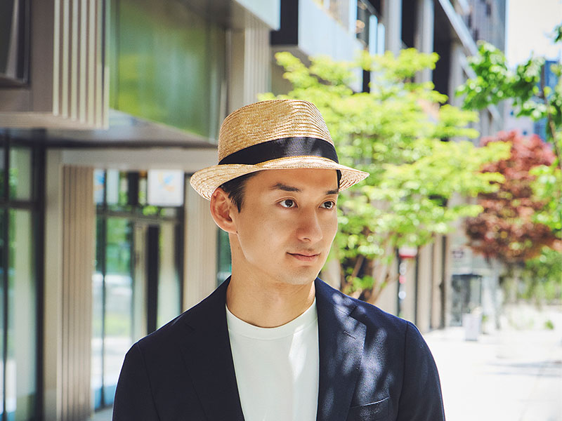 田中帽子店 Noah(ノア)麦わら 中折れハット・ブラウン LL/麦わら帽子 メンズ 大きいサイズ 紳士 帽子 夏 uv 対策 日焼け防止 ギフト 誕生日 父の日プレゼント 人気 日本製 国産 ブラウン LL(62cm)
