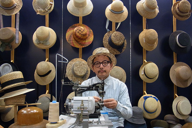 岡本帽子 マニラ麻・サンバイザー