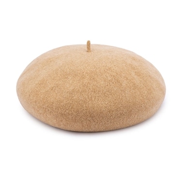 YOKOI BERET CANON（カノン） トークバスクベレー帽 ・キャメル