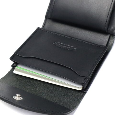 正規品2年保証 ワンダーバゲージ 財布 メンズ コンパクト WONDER BAGGAGE 三つ折り財布 カード入れ多い ブランド 本革 革 レザー ボックス型小銭入れ 小さい 日本製 BUTTERO 3折りウォレット WB-A-020 BLACK