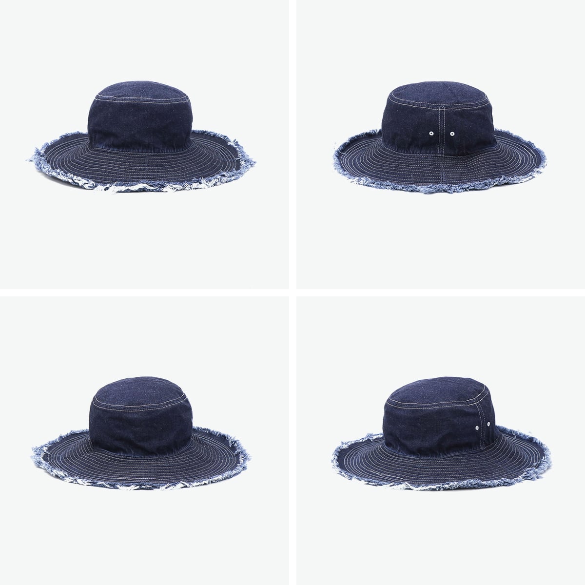 CA4LA ハット レディース メンズ カシラ 帽子 バケットハット 深め 春 夏 春夏 UV UVカット つば広 洗える 紫外線対策 大人 ブランド おしゃれ デニム 綿 カジュアル 日本製 BASABASA DENIM LONG COH-00010 NAVY
