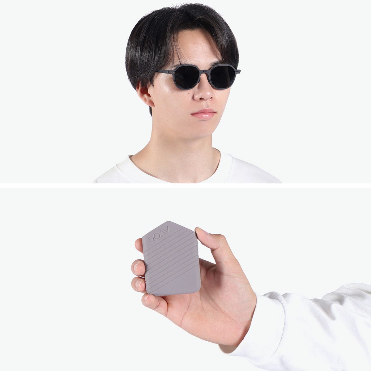 正規品2年保証 ローヴギャラクシー サングラス メンズ レディース 偏光 スポーツ ROAV GALAXY 折りたたみサングラス ブランド UVカット 紫外線カット UVA UVB 100%カット コンパクト 薄い 軽量 丈夫 耐久性 Dean 8109 MatteBlack-BlueGradient