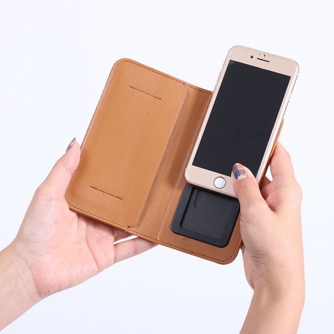 スタンダードサプライ スマホケース STANDARD SUPPLY iPhoneケース PAL iPhoneLEATHERFOLIO S アイフォン・レザー・フォリオ 革 レザー iPhoneX iPhoneXs 手帳型 メンズ レディース LIGHTGREY