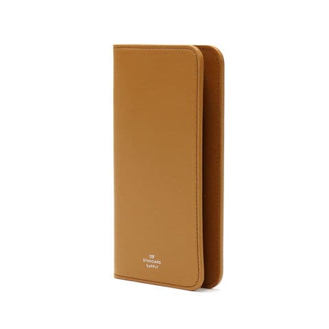 スタンダードサプライ スマホケース STANDARD SUPPLY iPhoneケース PAL iPhoneLEATHERFOLIO M アイフォン・レザー・フォリオ 革 レザー iPhoneXsMax 手帳型 メンズ レディース GREY