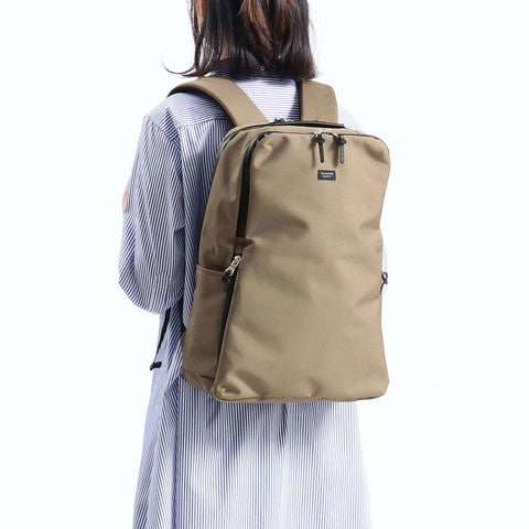 スタンダードサプライ リュック STANDARD SUPPLY バックパック EFFECT ビジネスリュック 軽量 ビジネスバッグカジュアル メンズ レディース ユニセックス A4 PC収納 通勤 スクエア SLIM PACK BEIGE