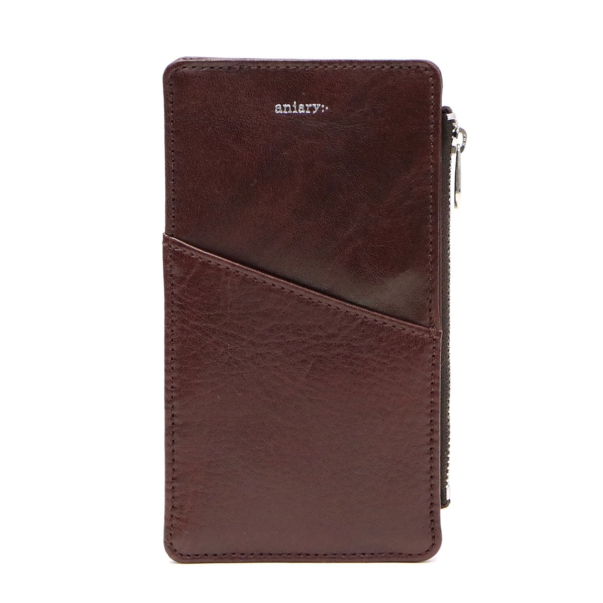 aniary アニアリマルチケースS Antique Leather アンティークレザー スマホポーチ スマホ メンズレディース ミニ財布 01-08002
