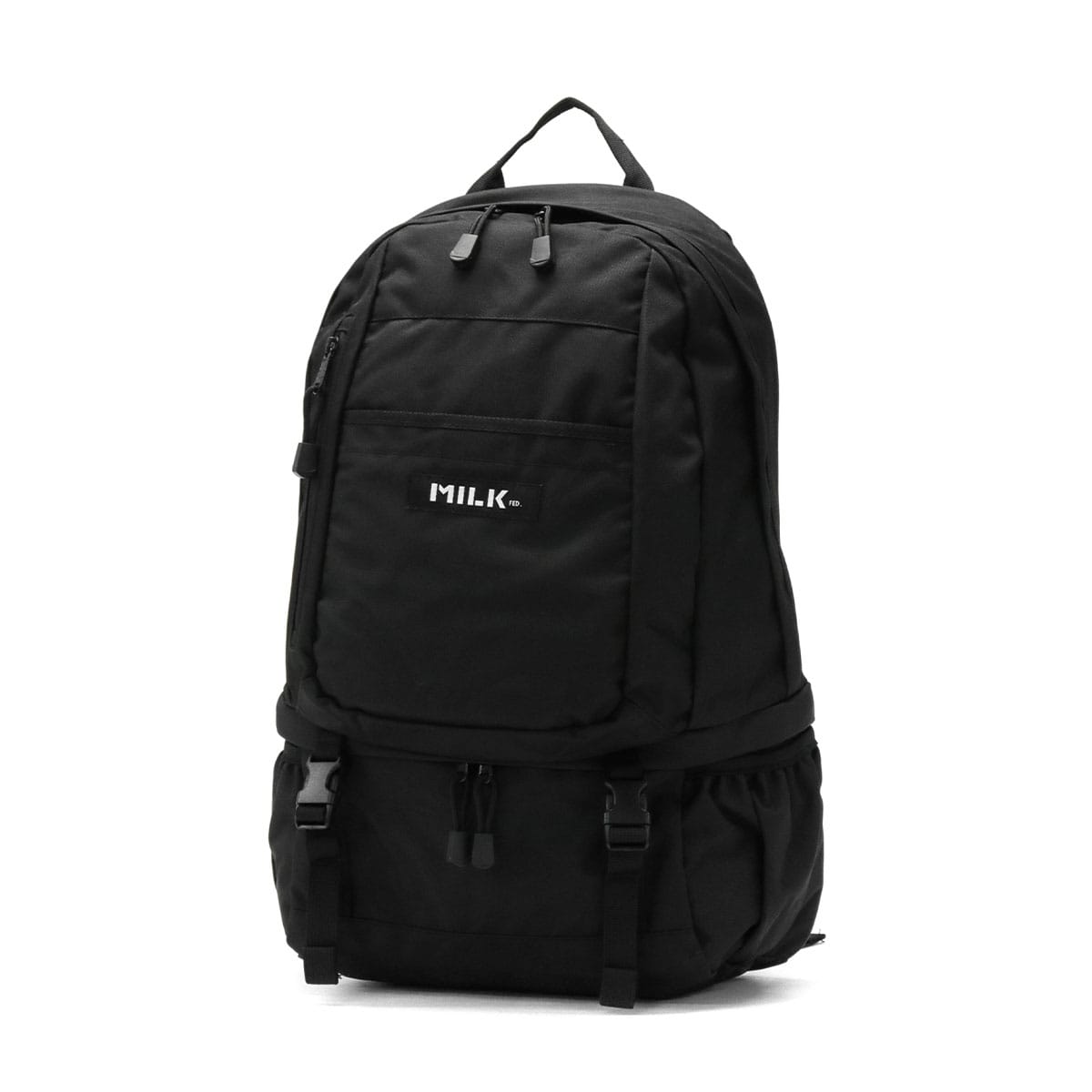 ミルクフェド リュック 通学 MILKFED. リュックサック BIG BACKPACK BAR バックパックバー B4 28L 大容量 女子 レディース おしゃれ シューズ収納 ボックスロゴ 03164033