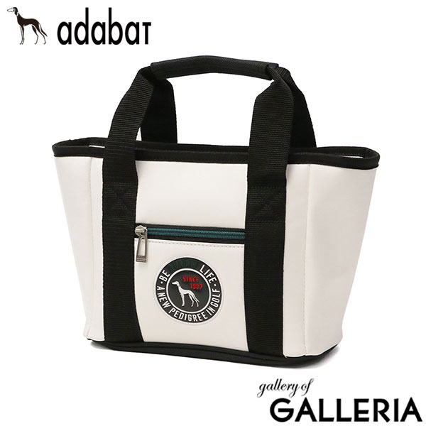 アダバット トートバッグ メンズ ファスナー付き 小さめ 小さい adabat ゴルフ カジュアル ブランド 軽い 軽量 カートバッグ GOLF ミニトート カートトート ラウンドトート スポーツ シンプル 防滴裏地 A5 ABZ437