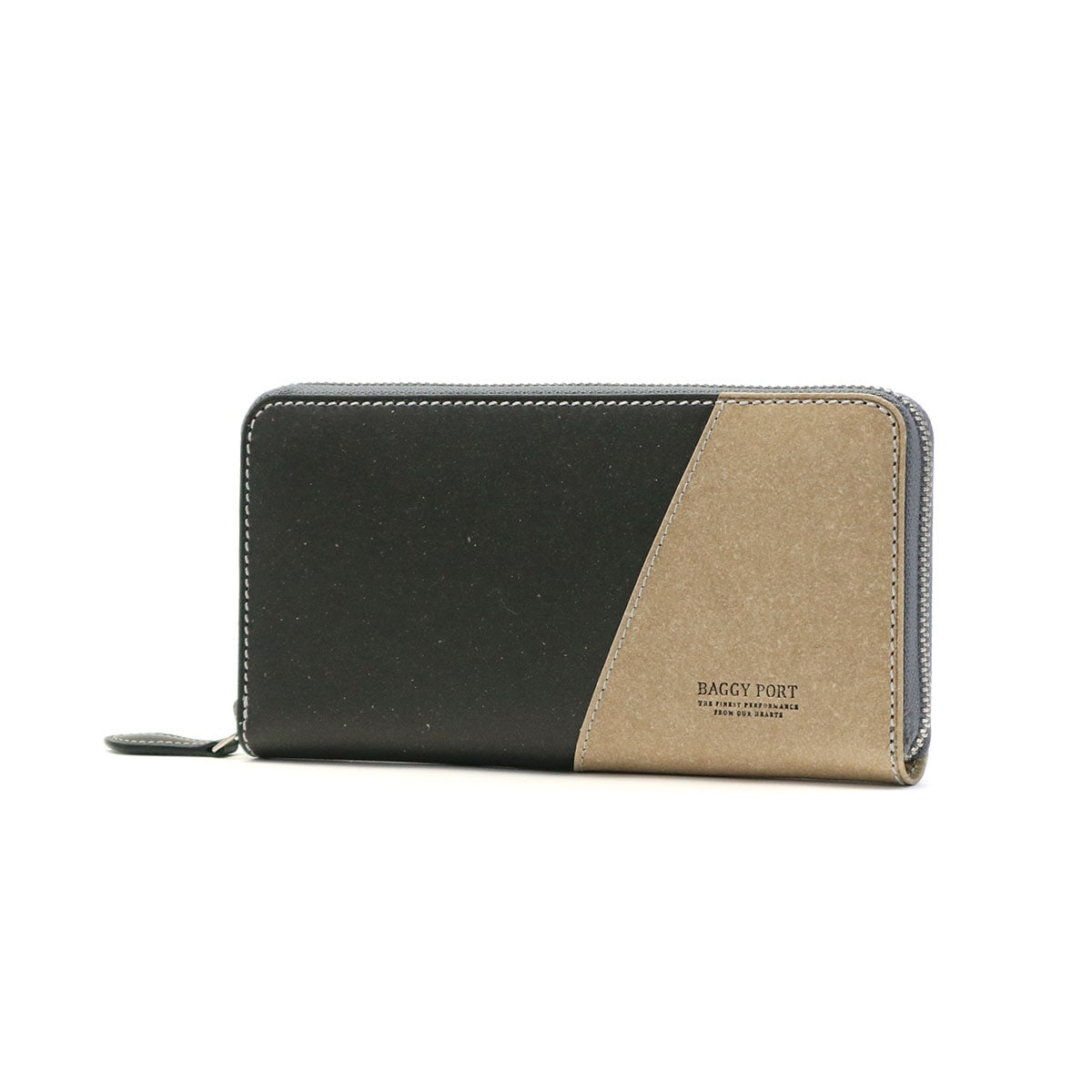 バギーポート 財布 BAGGY PORT 長財布 ラウンドファスナー Recycle Leather リサイクルレザー 小銭入れ 革 大容量 シンプル ブランド メンズ レディース ZKM-600