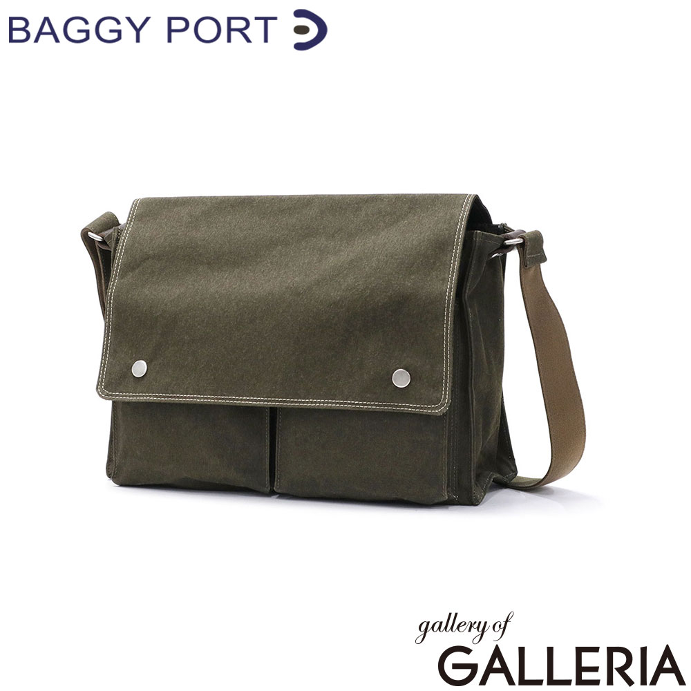 BAGGY PORT バギーポート ショルダーバッグ かぶせ フラップ A4 フラップショルダー SHELTER DUCK 横型ショルダーバッグ(L) INS-603