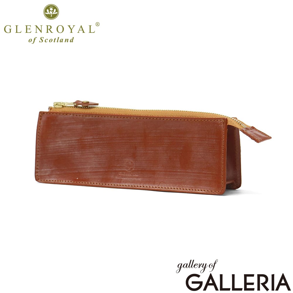GLENROYAL グレンロイヤル ペンケース レザーペンケース 筆箱 ブランド 高級感 ビジネス ZIP PEN CASE 03-6057