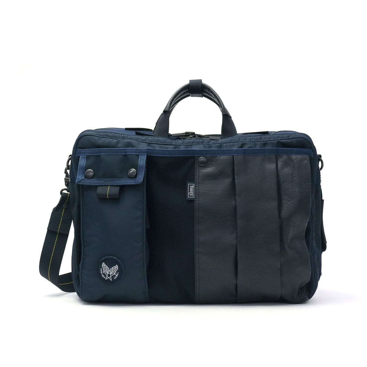 ハーヴェストレーベル 3WAYブリーフ HARVEST LABEL CUSTOM カスタム 3WAY BRIEF ブリーフケース斜めがけ ビジネスリュック 通勤 ビジネス ミリタリー メンズ 日本製 ハーベストレーベル HC-0111