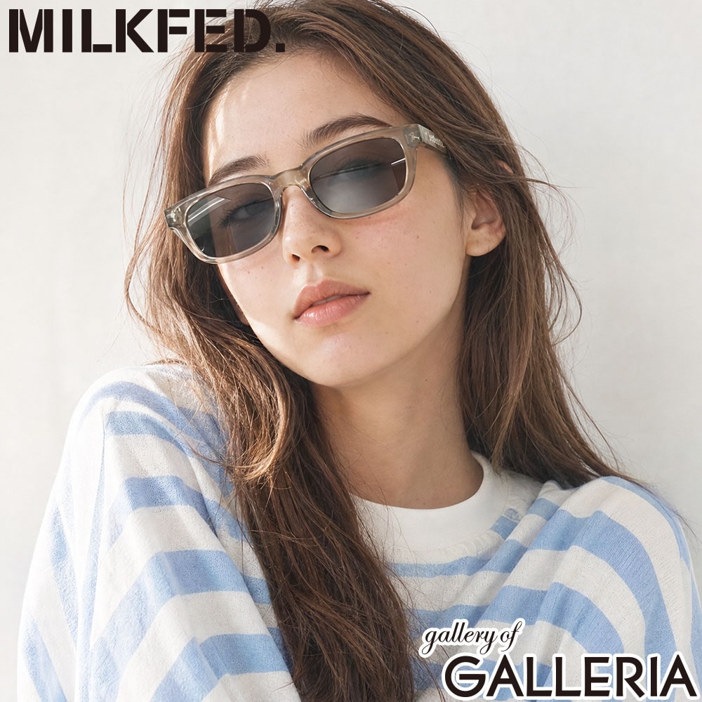 MILKFED. ミルクフェド サングラス ギフト プレゼント 紫外線カット UV 紫外線 LOGO SQUARE SUNGLASSES 103261054009