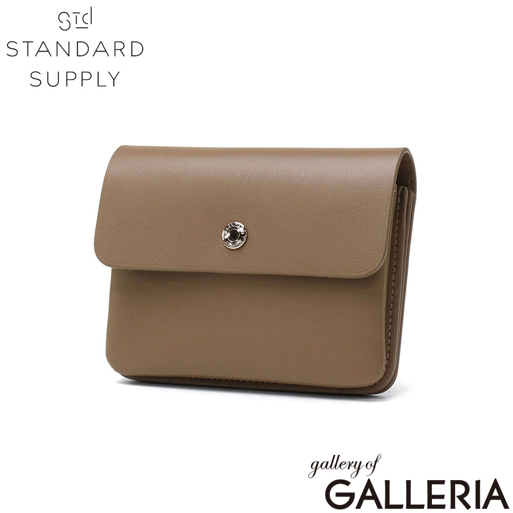 STANDARD SUPPLY スタンダードサプライ 二つ折り財布 牛革 おしゃれ シンプル カジュアル 日本製 PAL FLAP WALLET
