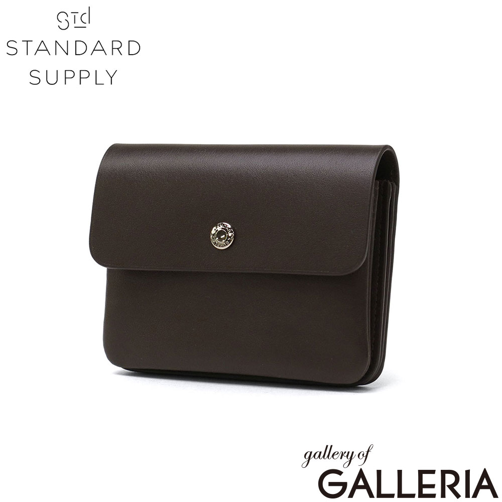 STANDARD SUPPLY スタンダードサプライ 二つ折り財布 牛革 おしゃれ シンプル カジュアル 日本製 PAL FLAP WALLET