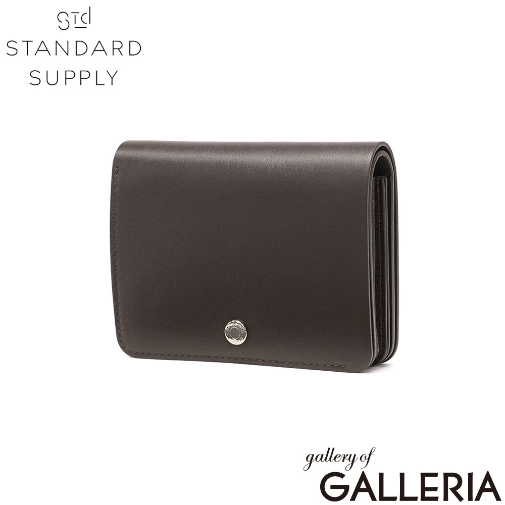STANDARD SUPPLY スタンダードサプライ 二つ折り財布 プレゼント レザー おしゃれ かぶせ PAL BILLFOLD FLAP WALLET
